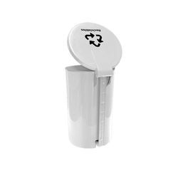 Bote Redondo para Residuos Reciclables Blanco 22 L