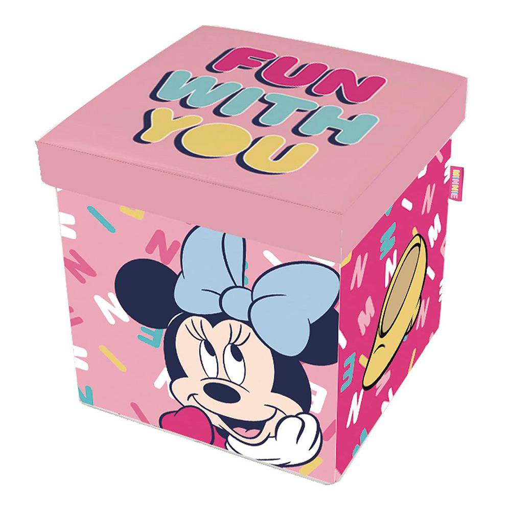Taburete de Almacenamiento Diseño Minnie