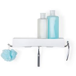 Estante de Plástico para Ducha Blanco