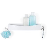 Estante de Plástico para Ducha Blanco
