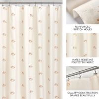 Cortina de Tela para Baño con Diseño Elegante