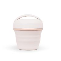 Recipiente Blanco para Snacks Plegable