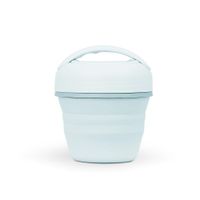 Recipiente Celeste para Snacks Plegable
