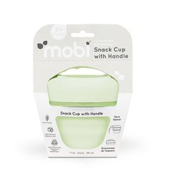 Recipiente Verde para Snacks Plegable