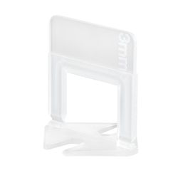 Anclas para Nivelación de Azulejos 3 mm 100 Unidades