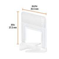 Anclas para Nivelación de Azulejos 3 mm 100 Unidades
