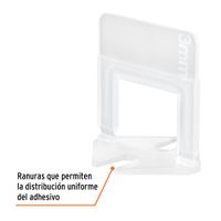 Anclas para Nivelación de Azulejos 3 mm 100 Unidades