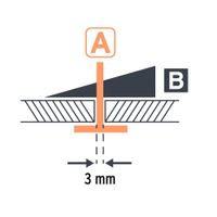 Anclas para Nivelación de Azulejos 3 mm 100 Unidades