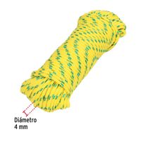 Cuerda Trenzada de Polipropileno Multicolor 4 Mm X 30 M