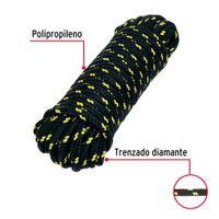 Cuerda Trenzada de Polipropileno Multicolor 10 Mm X 15 M