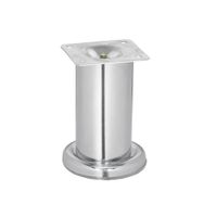 Pata para Sofá y Mueble Cromo 100 Mm