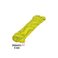 Cuerda Trenzada de Polipropileno Multicolor 8 Mm X 15 M