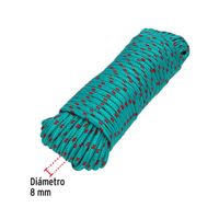 Cuerda Trenzada de Polipropileno Multicolor 8 Mm x 30 M