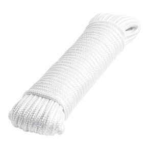Cuerda de Poliéster Diamante Blanca 5 Mm X 15 M