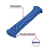 Cuerda Trenzada de Polipropileno Multicolor 5 Mm x 30 M