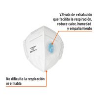 Mascarilla N95 con Válvula