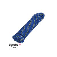 Cuerda Trenzada de Polipropileno Multicolor 5 Mm x 15 M