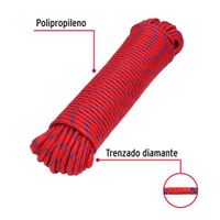 Cuerda de Polipropileno Trenzada Multicolor 6 Mm x 30 M