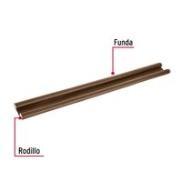 Guardapolvo para Puerta con Funda Café 100 Cm