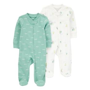 Set de 2 Pijamas para Niño Diseño Ranas - Varias Tallas