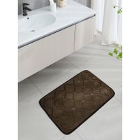 Alfombra para Baño Café Oscuro 45x70 Cm