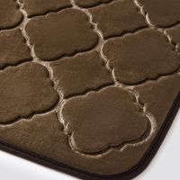 Alfombra para Baño Café Oscuro 45x70 Cm