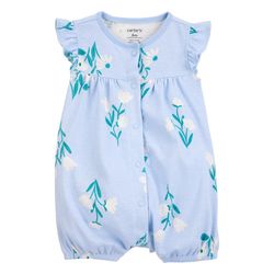 Mameluco Floral Azul - Varias Tallas