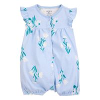 Mameluco Floral Azul - Varias Tallas