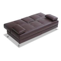 Sofá Cama Rudy Café de 3 Plazas 180X81X79 Cm