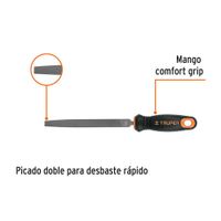 Lima Plana Fina con Mango 6 Plg