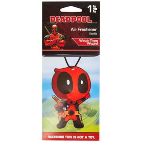 Aromatizante para Carro Diseño Deadpool Aroma Vainilla