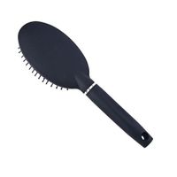 Cepillo Ovalado con Mango Ergonómico para Cabello Negro