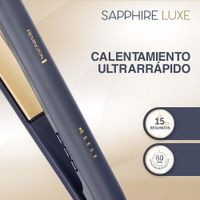 Plancha Alisadora con Placas de Terapia Zafiro