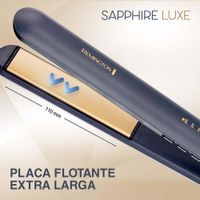 Plancha Alisadora con Placas de Terapia Zafiro