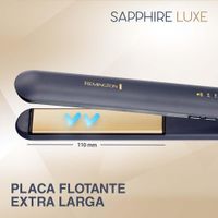 Plancha Alisadora con Placas de Terapia Zafiro