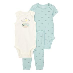 Pijama Azul con Estampado de Autobuses para Niño 3 Pzas - Varias Tallas