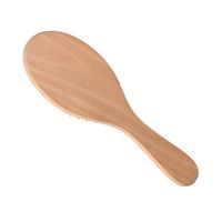 Cepillo Ovalado de Madera Acabado Natural