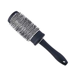 Cepillo Redondo Ancho con Mango Ergonómico Negro