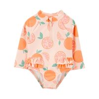Traje de Baño Enterizo con Protección UV y Volantes para Niña - Varias Tallas