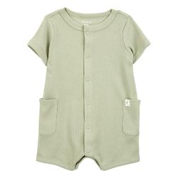 Mameluco de Algodón Waffle con Bolsillos para Niño - Varias Tallas