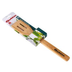 Espátula Recta De Bambú Con Agujeros 30 Cm - Quttin