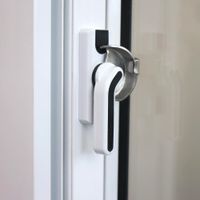 Ventana PVC S80 Corrediza con Cedazo Blanca 100x100 cm