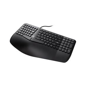 Teclado Alámbrico Ergonómico Evolve Negro