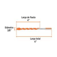 Broca-Multimaterial-3-8-X-6-Plg