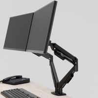 Soporte de Mesa para Doble Monitor de 13 a 32 Plg Negro
