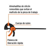 Prensa de Barra Autoajustable de 18 Plg