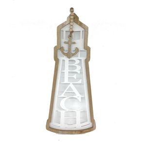 Placa Decorativa de Metal 17.5x1.5x42 Cm