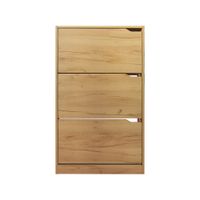 Zapatera de 3 Niveles con Puertas Maple