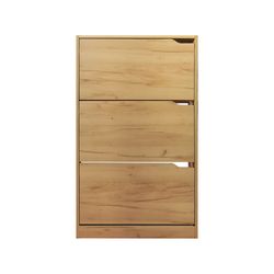 Zapatera de 3 Niveles con Puertas Maple