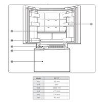 Refrigeradora Samsung French Door 22  Pies³